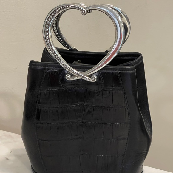 Brighton Black Mini Bucket Handbag - Picture 4 of 10